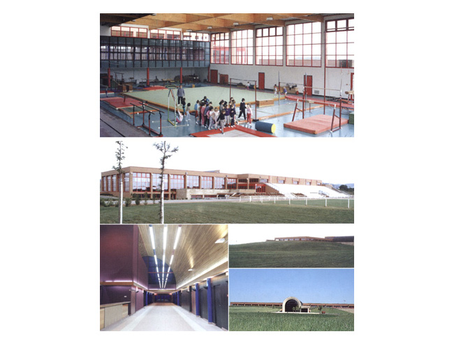 Construction d'un complexe sportif lauréat concours, Meursault 1996