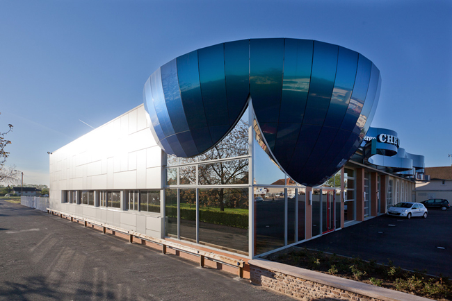 Création et extension bâtiment industriel verrerie Serge CHEVEAU, Varennes-lès-Mâcon 2016